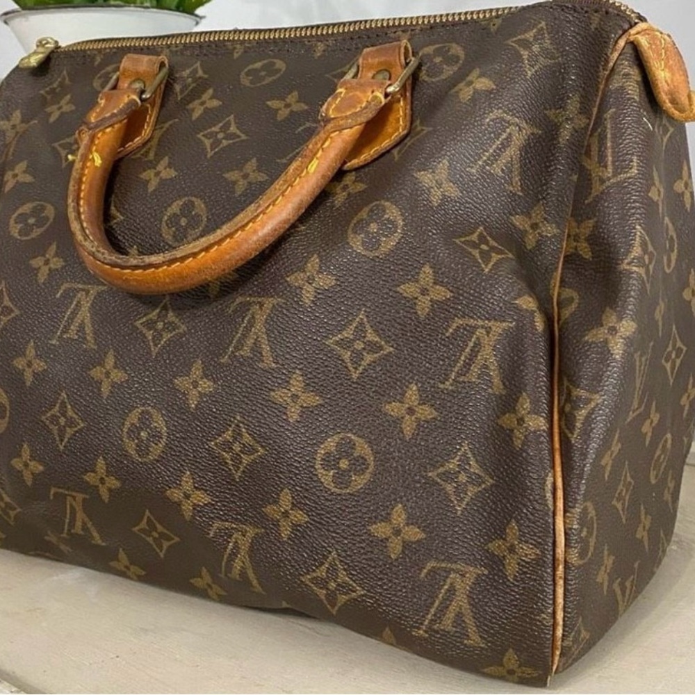 Louis Vuitton speedy 30 Brown Monogram Handbag - Picture 2 of 8